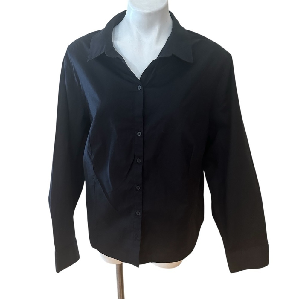 Old Navy Black Button Down Shirt